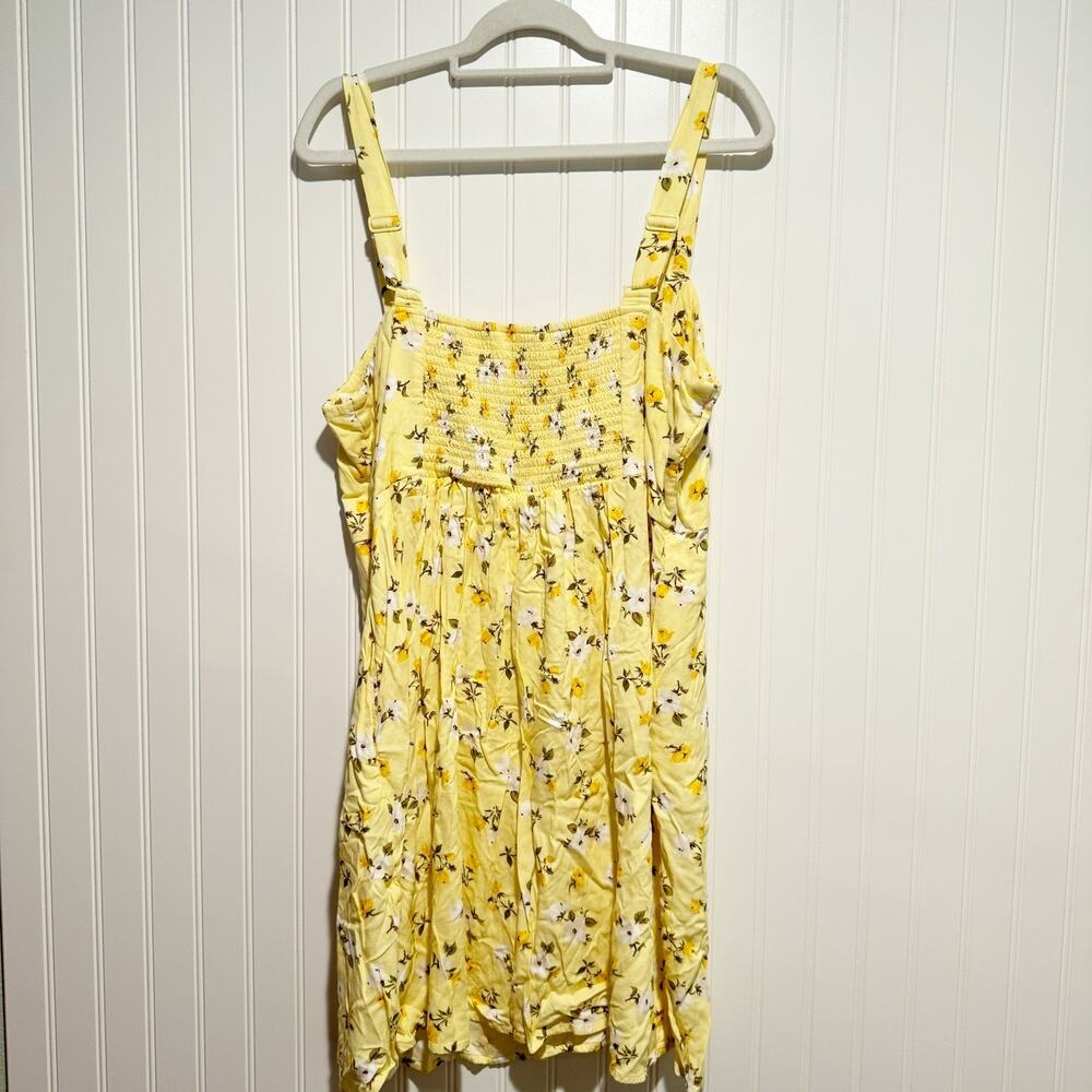 Old Navy Yellow Floral Mini Cami Dress Size XL Tall - Picture 6 of 6